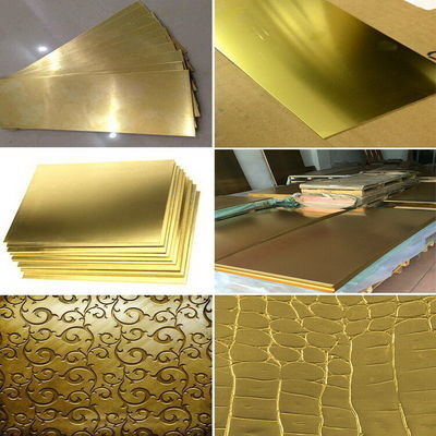 2" Copper Alloys 3600 405 411 425 450 462 ASTM OFHC C10100 Brass Sheet Plate Coil 0.3mm