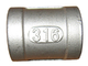 150lbs 1/2" 1/4" Bsp Stainless Steel Pipe Fittings Female Threaded Equal Coupling Socket Banded